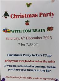 Christmas Party- Sat 6th December